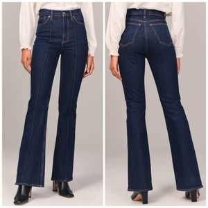 Abercrombie & Fitch Dark Blue Curve Love Jean